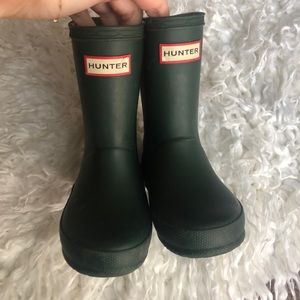 Green hunter boots
